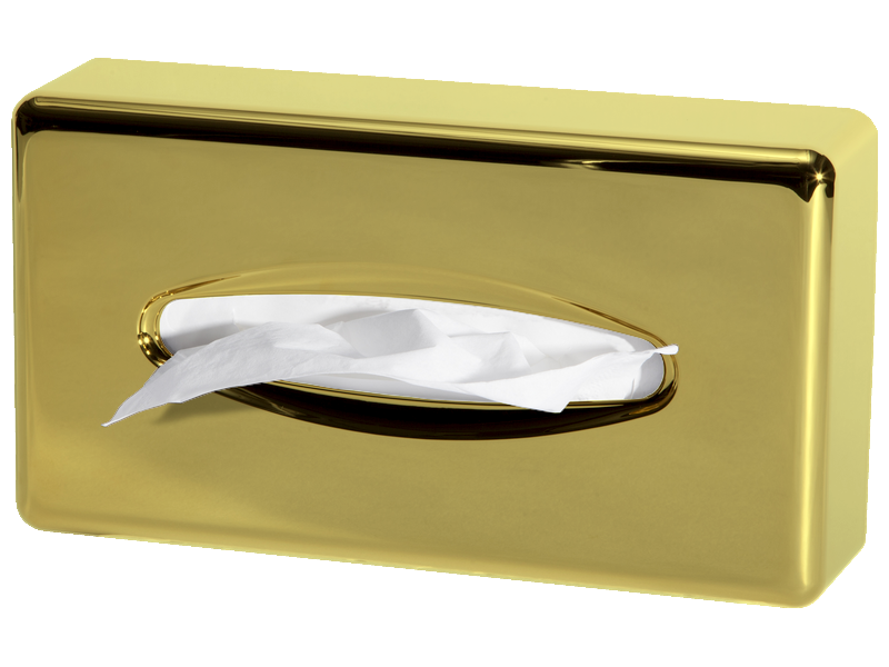 Boîte kleenex rectangle murale standard ABS doré - Haccess - Haccess