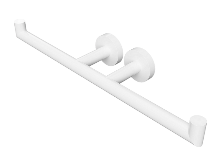Double toilet roll holder Premium White Haccess Haccess