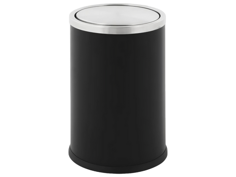 Swing Top bin 10 L black Haccess Haccess
